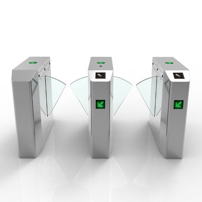 아파트를 위한 통로 폭 550 밀리미터 RFID 소동 회전식 십자문 철회할 수 있는 진입