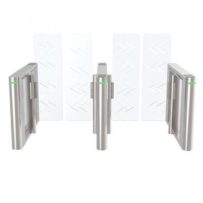 반대 공황 바코드 스캐너 속도 레인 게이트 회전식 십자문 150W