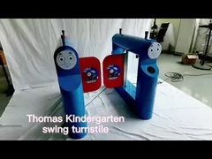 양방향성 놀이공원 회전식 십자문은 제어 시스템 120W에 접근합니다