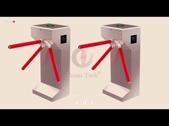 304개의 스테인레스 강 접근 제어 3 무기 회전식 십자문 게이트 0.2s/Person